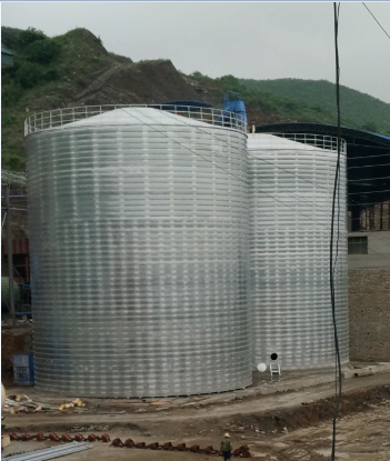 安塞粮食钢板仓的安装全过程不用热焊接